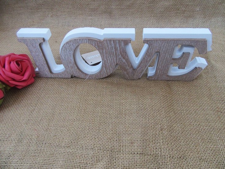 1Pc Free Standing LOVE Sign Desktop Home Wedding Decoration - Click Image to Close
