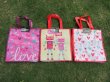 (image for) 24Pcs New Non-woven Shopping Tote Bag 3 Designs