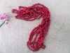 5Strings Loose Dyed Gemstone Red Chip Beads Jewelry Making