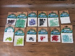(image for) 12Packets Glass Beads Jewellery Finding Assorted Retail Package