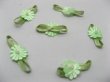 (image for) 1000pcs Light Green Craft Stain Flowers Embellishments