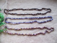 (image for) 6Strands Loose Stone Gemstone Chips Jewelry Making Assorted