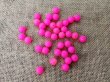 (image for) 510Pcs HQ Fushia Round Soft SILICONE RUBBER Beads Jewelry Making
