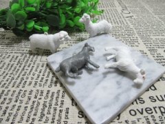 (image for) 50 New Sheep Model Figures Kids Toys for Vending Machine