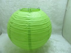 (image for) 10Pcs New Plain Green Paper Lantern Wedding Favor 25cm