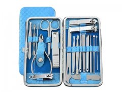 1Setx 19Pcs Nail Clippers Manicure Pedicure Nail Care Set