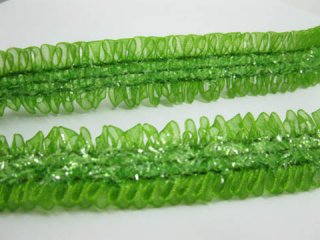 25Yards Green Lace Lacemaking Craft Trim 2cm