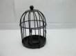 (image for) 2Pcs Black Birdcage Tealight Placecard Candle Holder Wedding Fav