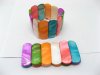 12 Colourful Dyed Natural Sea Shell Bracelets sh-b16