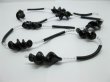 5X 1Meter Black Twist Bead Garland Wedding Decoration (image for) 5X 1Meter Black Twist Bead Garland Wedding Decoration