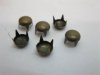 2000Pcs Bronze Color Dome Studs 7x7mm Leather Craft