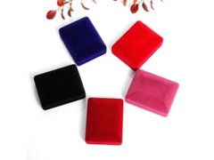 (image for) 10Pcs Velvet Necklace Earring Ring Jewelry Gift Box 8x6x3cm
