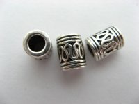 50pcs Metal Tube Spacer Beads yw-ac-mt4