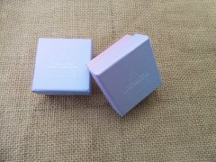 (image for) 12Pcs Square Cardboard Ring Earring Gift Box Display Case
