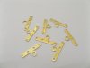 1000 Golden 4-Strand Connector End Bars Jewellery Finding