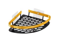 (image for) 1Pc Wall Mount Bathroom Storage Rack Shelf Organizer