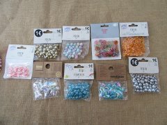 12Packets Heart Round Plastic Beads Mixed 12Packets Heart Round Plastic Beads Mixed