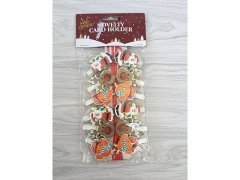 (image for) 6Packets x 12Pcs Xmas Card Holder Clips Photos Fixed Clamps