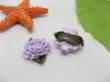 (image for) 195 Light Purple Hand Craft Carnation Embellishment
