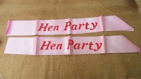 24pcs Pink Sash Hen Party Shoulder Straps Party Costume Wholesal