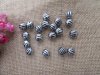 200Pcs Round Rondelle Spacer Beads Stripe Beads for Jewelry Maki
