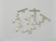 1000 Nickel 4-Strand Connector End Bars Jewellery Finding (image for) 1000 Nickel 4-Strand Connector End Bars Jewellery Finding
