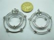 20 Metal Triple Circle Pendants Jewelery Finding (image for) 20 Metal Triple Circle Pendants Jewelery Finding