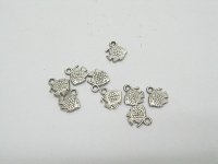 500 Metal Fish Pendants Jewelry Finding