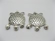 20pcs Metal Pendants with Three Bell yw-ac-mp2 (image for) 20pcs Metal Pendants with Three Bell yw-ac-mp2