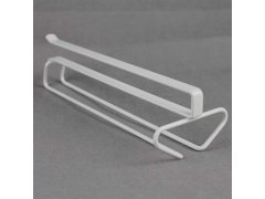 (image for) 8Pcs White Metal Wine Glass Rack Holder Hanger Shelf Mounted Who