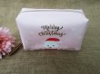 (image for) 1Pc Pink Merry Christmas Cosmetic Make up Jewellery Storage Box