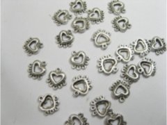 (image for) 500 Metal Multi-loop Heart Pendants