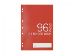 36Pcs A4 Binder Book - 96 Pages, Red 36Pcs A4 Binder Book - 96 Pages, Red