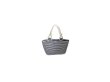 (image for) 1Pcs New Canvas Black Stripe Shoulder Bag Handbag