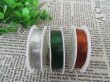 (image for) 10 Rolls X 10Meters Copper Line Tiger Tail Wire 0.3mm Mixed