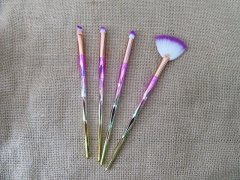 4Pcs Makeup Brushes Eye Shadow Blending Eyeliner Eyelash Brusher