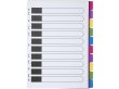(image for) 20Set School Office Home Use 10 Tab Plastic Divider