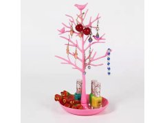 (image for) 1Pc New Pink Tree Earring Necklace Bracelet Jewellery Display St