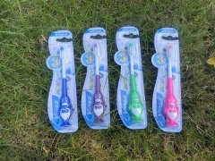 (image for) 12X Penguin Clean Morning Toothbrushes for Kids Mixed Color