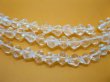 (image for) 50 Strands X 50 Clear Bicone Glass Beads 6mm New