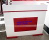 1X Red & White Cashier Desk Checkout Counter 1X Red & White Cashier Desk Checkout Counter