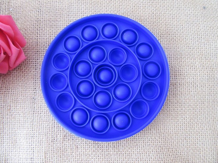 6Pc Funny Push Pop Bubble Fidget Toy Pop It Game Mixed Color - Click Image to Close