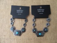 6Pcs Unique Design Flower Turquoise Bracelet
