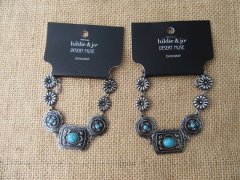 (image for) 6Pcs Unique Design Flower Turquoise Bracelet