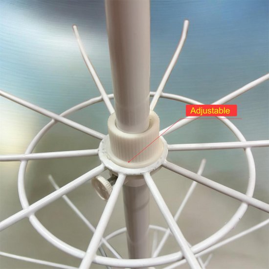 (image for) 1X New White 7-layer Wire Display Rack for Retail