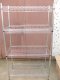 1X Adjustable 4 Tier Wire Shelving Storage Shelf 89.5x45x157 1X Adjustable 4 Tier Wire Shelving Storage Shelf 89.5x45x157