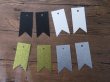 10Packets X 12Pcs Craft Paper Gift Tags Markers Labels 4 Colors (image for) 10Packets X 12Pcs Craft Paper Gift Tags Markers Labels 4 Colors