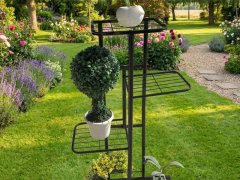(image for) 1Set Black 4 Layer 5 Multiple Potted Plant Stand Display Rack