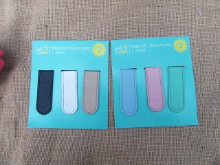 6Packs x 3Pcs Awesome Magnetic Bookmarks Pastel Color Mixed (image for) 6Packs x 3Pcs Awesome Magnetic Bookmarks Pastel Color Mixed