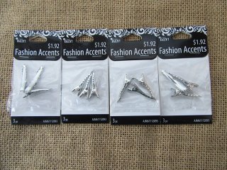 20Packets X 3Pcs Metal Hair Clips Base 29mm Long (image for) 20Packets X 3Pcs Metal Hair Clips Base 29mm Long